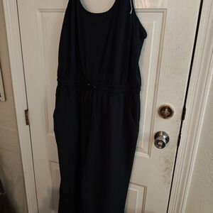 Abercrombie & Fitch Navy Jumpsuit